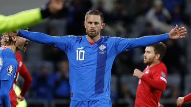 Former Everton and Tottenham midfielder Gylfi Sigurdsson scores his first Iceland goal in three years just two months after making his first competitive appearance since 2021