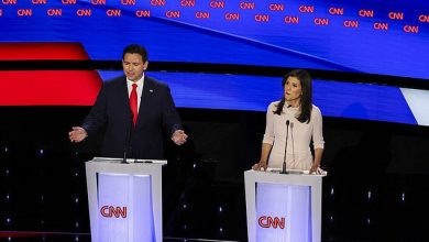 Nikki Haley tells Ron DeSantis his campaign has ‘EXPLODED’ as Republican rivals square off in Iowa presidential debate hours after Chris Christie dropped out